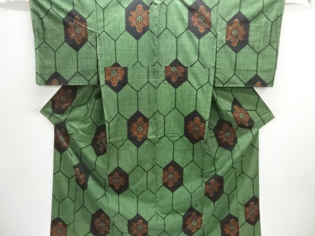 Japanese Kimono / Tsumugi Omeshi Silk